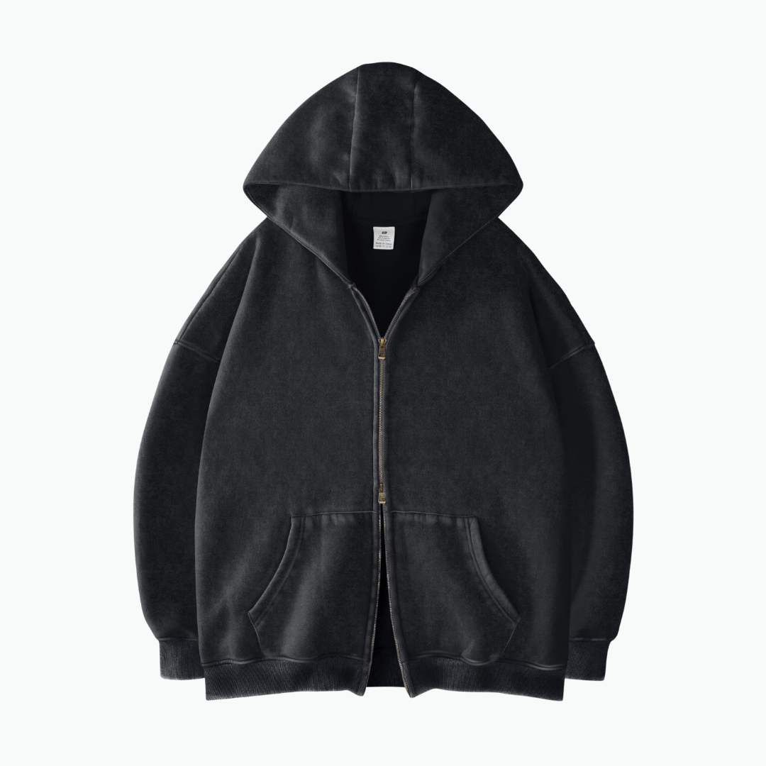 COLESICE ZIP WASH HOODIE
