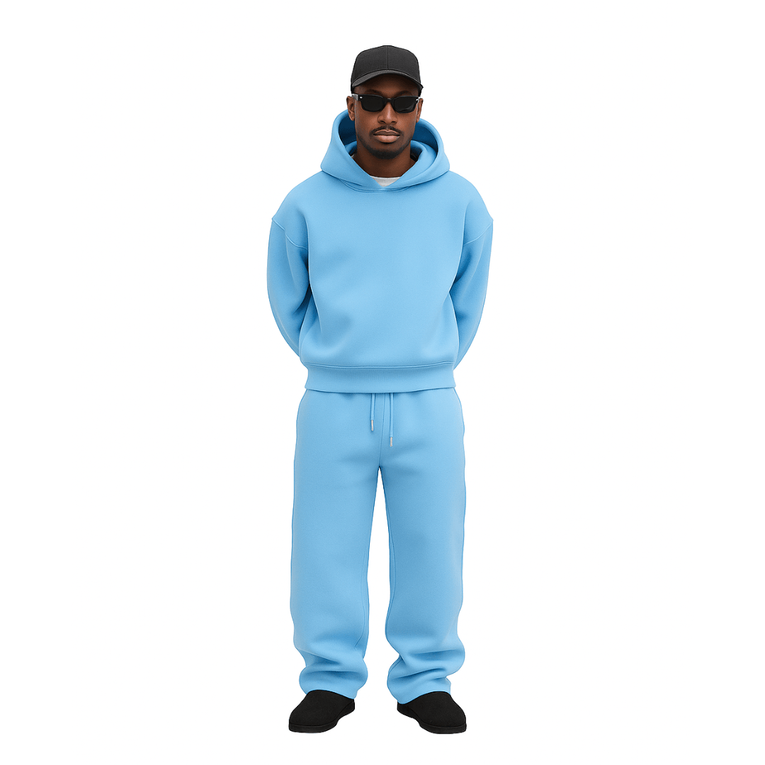 COLESICE SWEATPANTS BABY BLUE