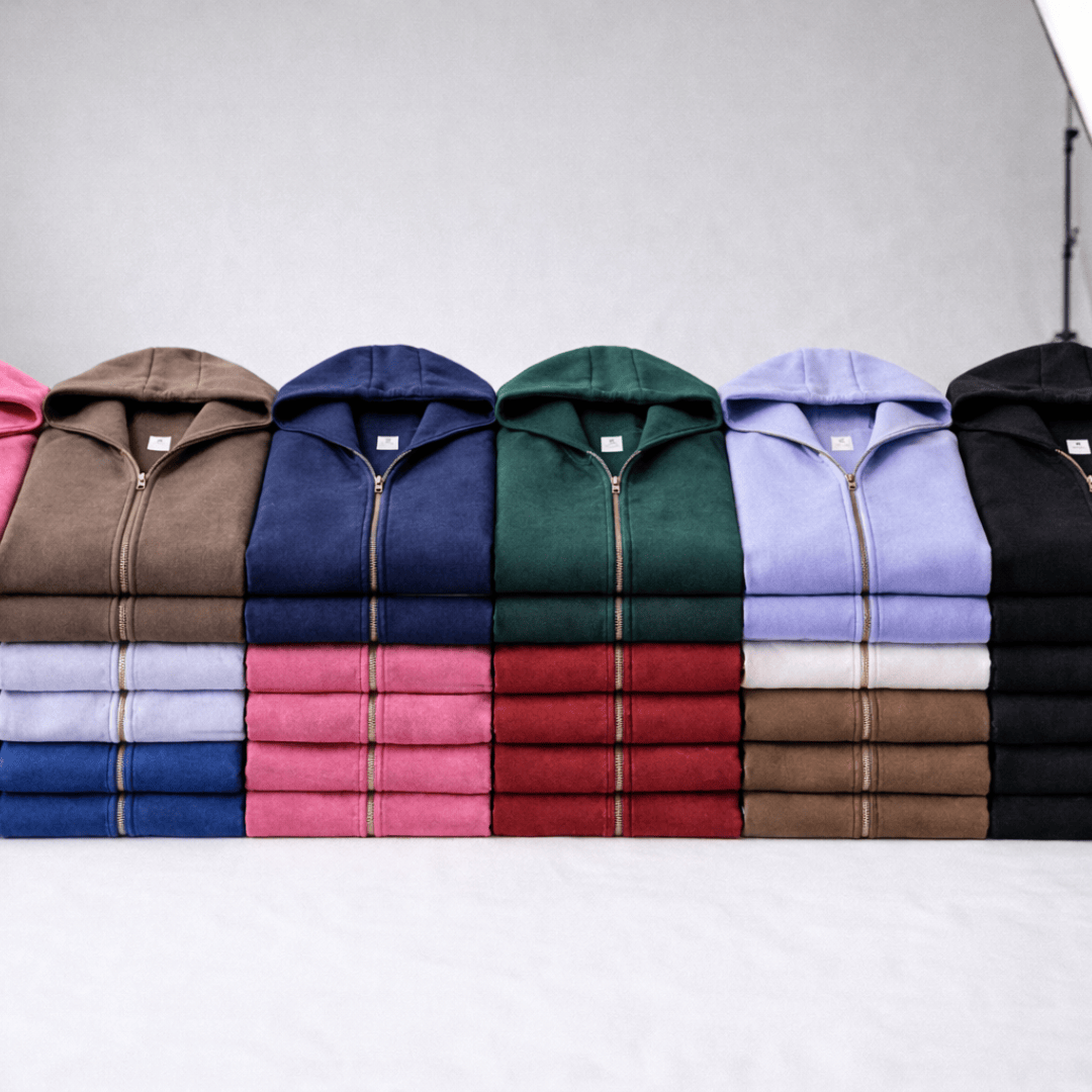 COLESICE ZIP WASH HOODIE