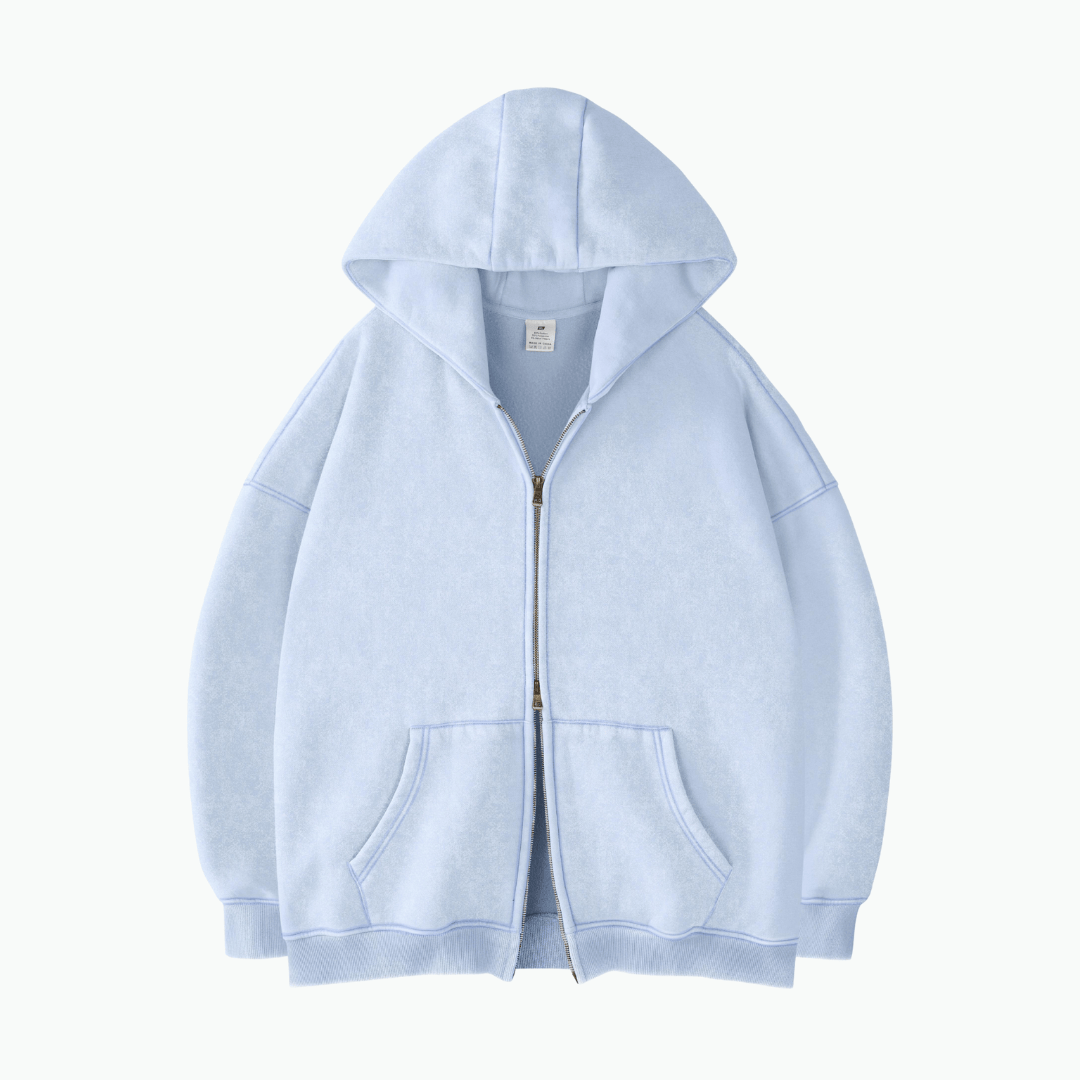 COLESICE ZIP WASH HOODIE