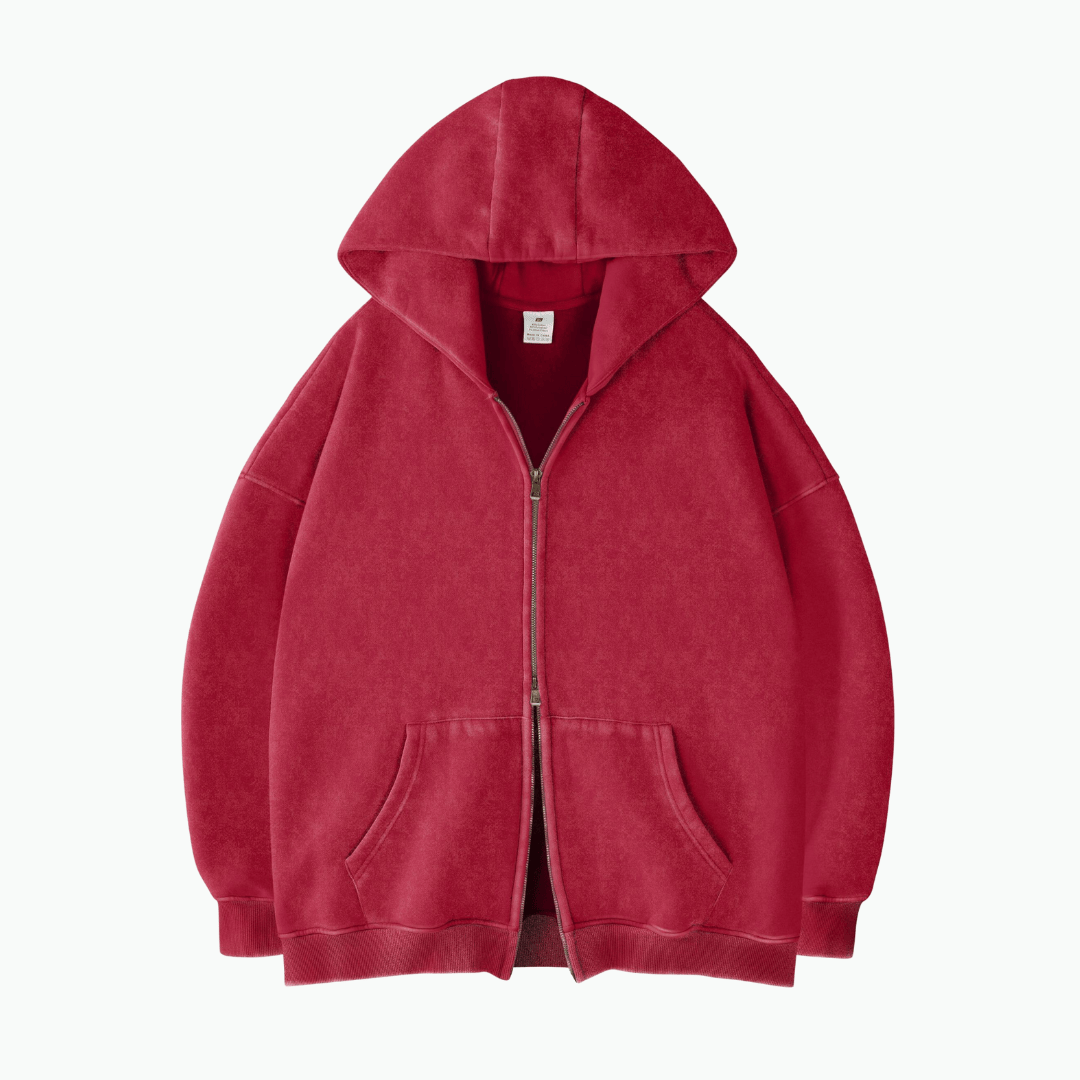 COLESICE ZIP WASH HOODIE