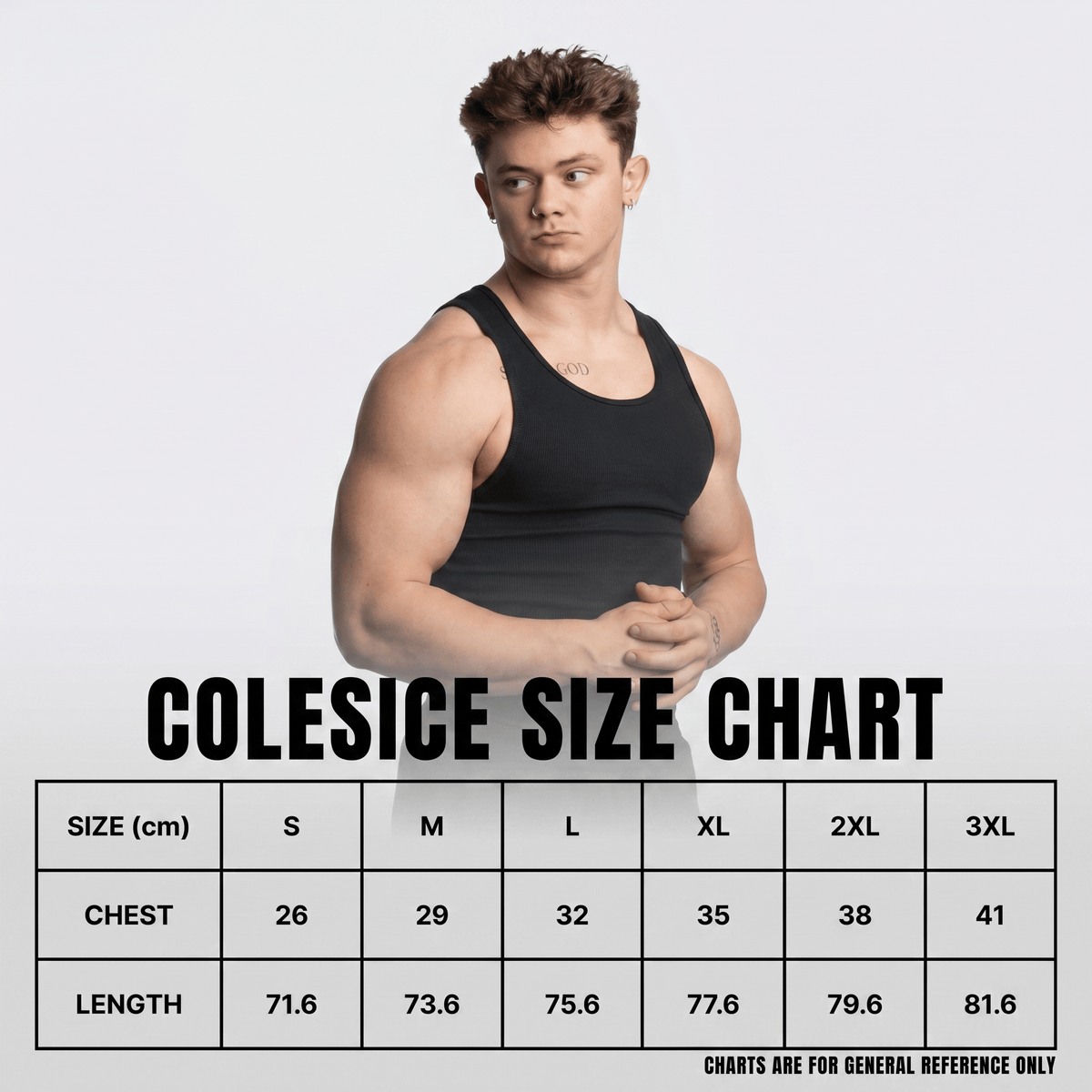 COLESICE SLIM FIT TANK TOP 3-PACK